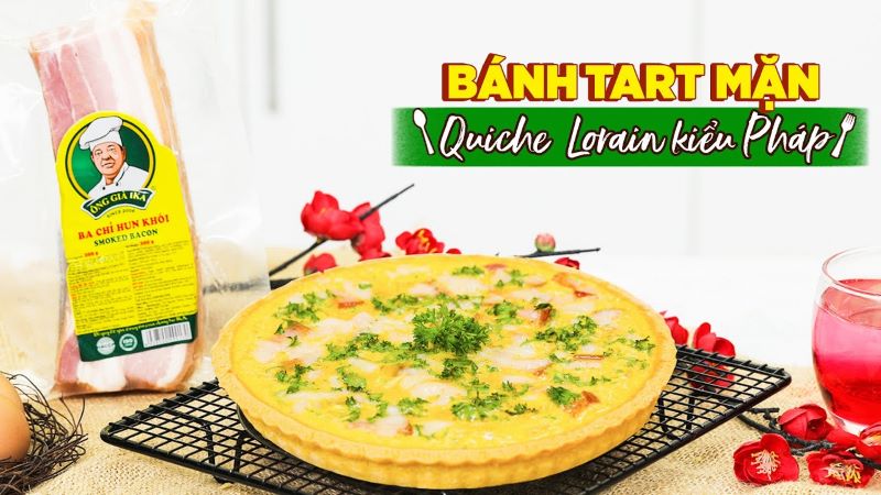 Các bước thực hiện món quiche lorraine